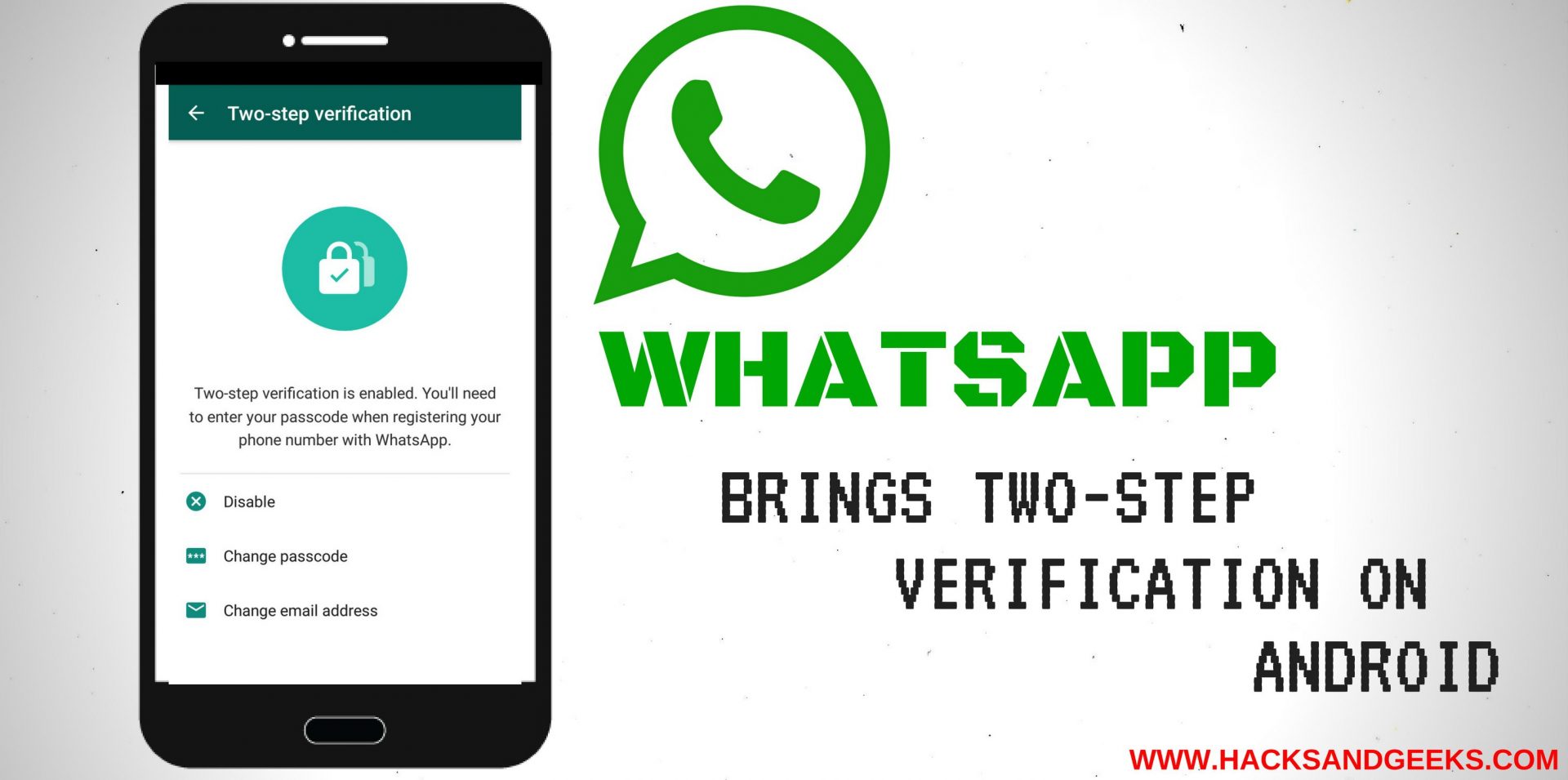 Whats app two step verification